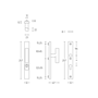 voordeursmalgarnituur rvs-3 voordeursmalgarnituur rvs-3