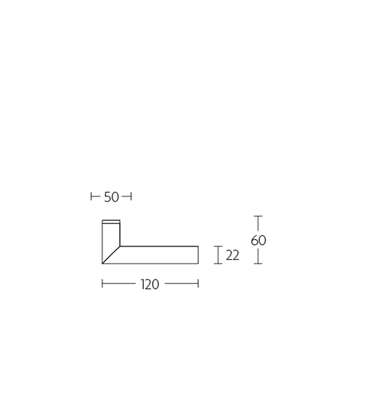 deurkruk rvs/eiken deurkruk rvs/eiken