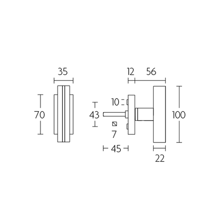 draaikiepkruk rvs/eiken zwart draaikiepkruk rvs/eiken zwart