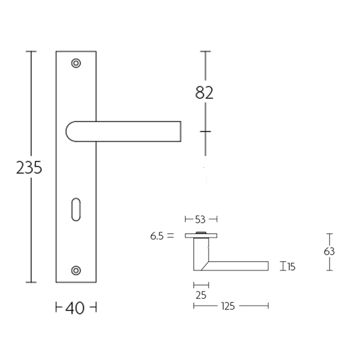 deurkruk rvs deurkruk rvs