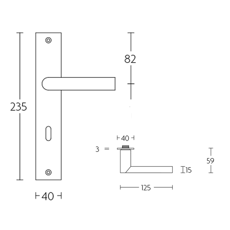 deurkruk rvs deurkruk rvs