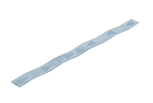 Lijmkoppelstrip Zig-Zag Rvs A4 - 270X20X0.5MM Lijmkoppelstrip Zig-Zag Rvs A4 - 270X20X0.5MM