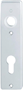 kortschild aluminium f1 hoppe kortschild aluminium f1 hoppe