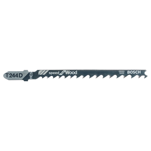 Decoupeerzaagblad Bosch Speed For Wood - T244D 100MM SET à 5 ST Decoupeerzaagblad Bosch Speed For Wood - T244D 100MM SET à 5 ST
