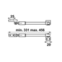 telescoop uitzetter staalgrijs/grijs axa-5 telescoop uitzetter staalgrijs/grijs axa-5