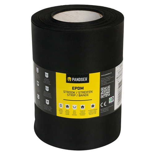 Stroken Epdm Folie Zwart Pandser -  200X0.5MM 20M Stroken Epdm Folie Zwart Pandser -  200X0.5MM 20M