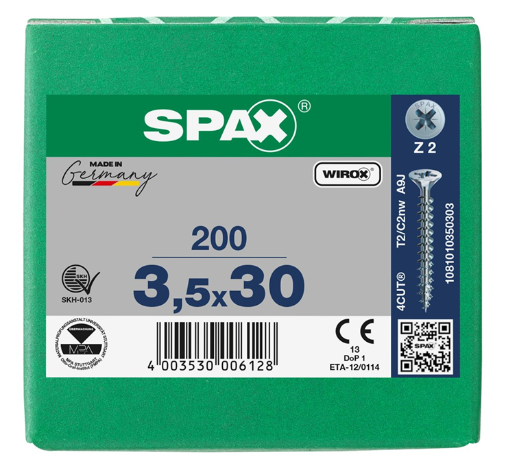 spaanplaatschroef wirox spax spaanplaatschroef wirox spax