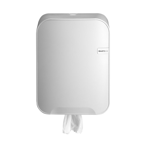 Poetspapierdispenser Abs Quartzline - 375X265X222MM WIT Poetspapierdispenser Abs Quartzline - 375X265X222MM WIT