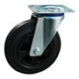 zwenkwiel zwart volrubber-3 zwenkwiel zwart volrubber-3