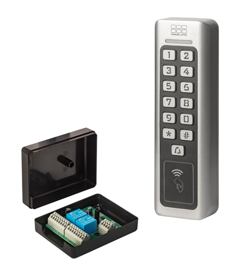 Codetableau/Kaartlezer Grijs Maasland - CS500 12-24V AC/DC Codetableau/Kaartlezer Grijs Maasland - CS500 12-24V AC/DC