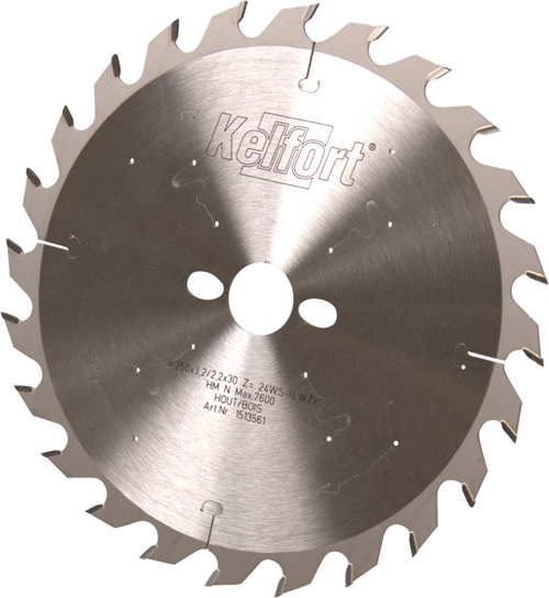 Cirkelzaagblad Hm Kelfort - 250X3.2X30MM 24WS Cirkelzaagblad Hm Kelfort - 250X3.2X30MM 24WS