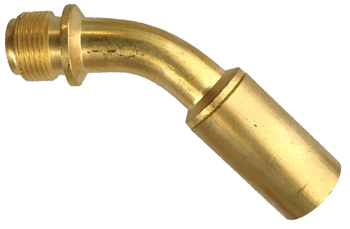Soldeerbranderbek Hasmi - 1-162 M15X1 15MM 45° Soldeerbranderbek Hasmi - 1-162 M15X1 15MM 45°