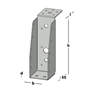 balkdrager gbs lange lip sv-3 balkdrager gbs lange lip sv-3