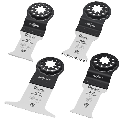 Multizaagbladenset Qblades Sl - SL92 SET à 4 ST Multizaagbladenset Qblades Sl - SL92 SET à 4 ST
