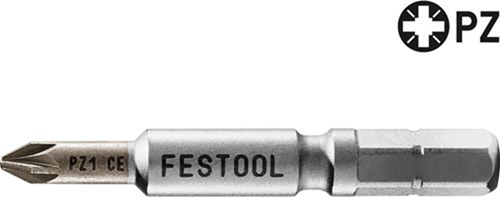 Schroefbit Lang Pozidriv Festool - PZ1-50 CENTRO SET à 2 STUKS Schroefbit Lang Pozidriv Festool - PZ1-50 CENTRO SET à 2 STUKS