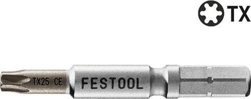 Schroefbit Lang Torx Festool - TX25-50 CENTRO SET à 2 STUKS Schroefbit Lang Torx Festool - TX25-50 CENTRO SET à 2 STUKS