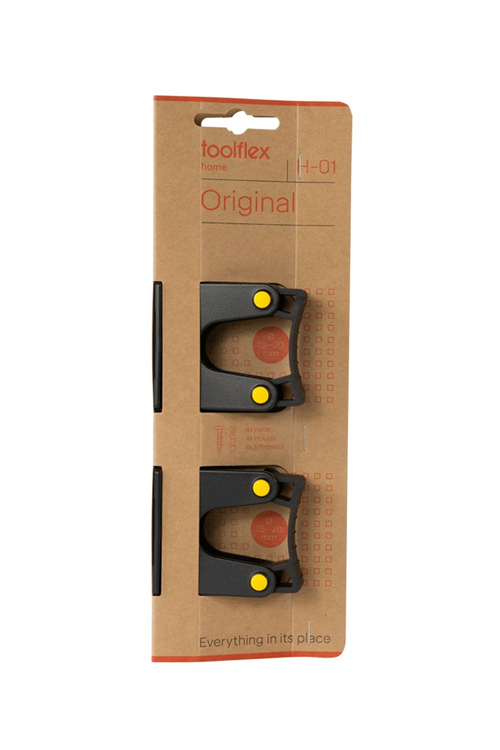 Gereedschaphouder Toolflex - 15-20MM SET à 2 STUKS Gereedschaphouder Toolflex - 15-20MM SET à 2 STUKS