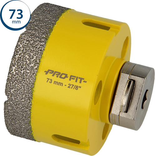 Gatzaag Diamond Dry Profit - Ø 73MM CLICK&DRILL HEX 10MM Gatzaag Diamond Dry Profit - Ø 73MM CLICK&DRILL HEX 10MM
