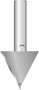 V-groeffrees hardmetaal stehle V-groeffrees hardmetaal stehle