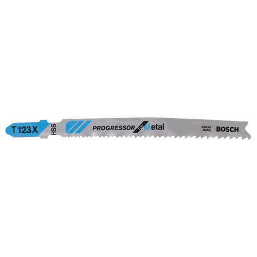 Decoupeerzaagblad Bosch Progressor Metal - T123XF 74MM SET à 5 ST Decoupeerzaagblad Bosch Progressor Metal - T123XF 74MM SET à 5 ST