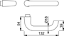 deurkruk aluminium f1 hoppe-3 deurkruk aluminium f1 hoppe-3