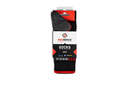 Sokken Cool Redbrick - ZWART MT 43-46 Sokken Cool Redbrick - ZWART MT 43-46