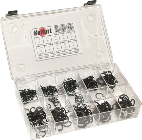 Assortimentsdoos Transparant Kelfort - 218X142X42MM DIN 472 BORING Assortimentsdoos Transparant Kelfort - 218X142X42MM DIN 472 BORING