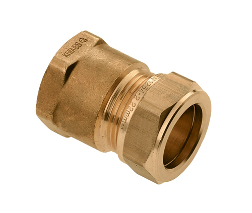 Knel Schroefbus Messing - 1/2'' BI X 12MM Knel Schroefbus Messing - 1/2'' BI X 12MM