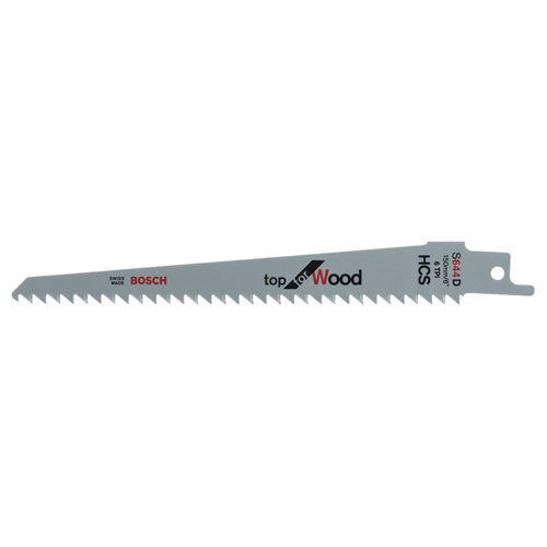 Reciprozaagblad Bosch Basic For Wood - S644D 150X1.25MM SET à 5 ST Reciprozaagblad Bosch Basic For Wood - S644D 150X1.25MM SET à 5 ST