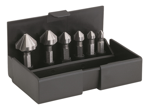 Verzinkborenbitset Volkel - 6-DELIG 6.3-20.5MM Verzinkborenbitset Volkel - 6-DELIG 6.3-20.5MM