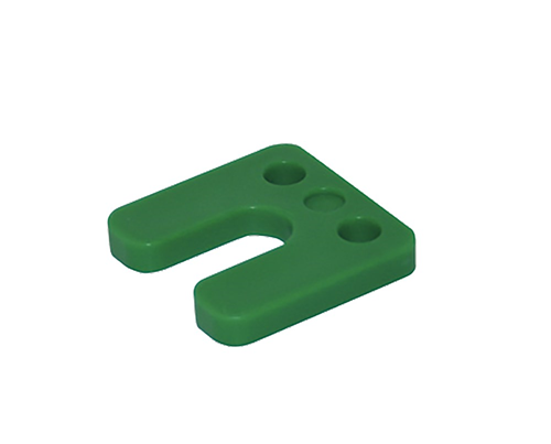 Stel/Drukplaat Kunststof - 70X70X10MM GROEN Stel/Drukplaat Kunststof - 70X70X10MM GROEN