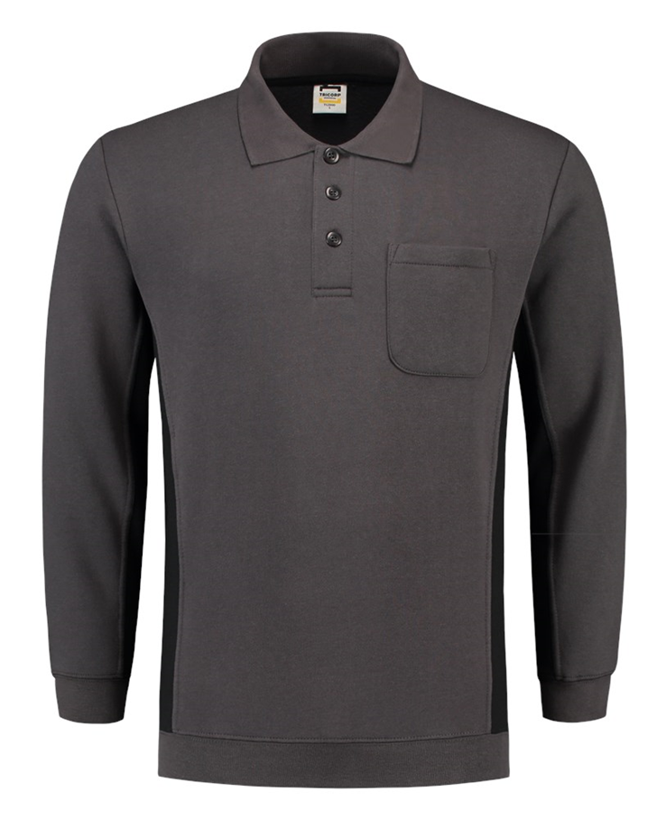 polosweater bicolor borstzak tricorp polosweater bicolor borstzak tricorp