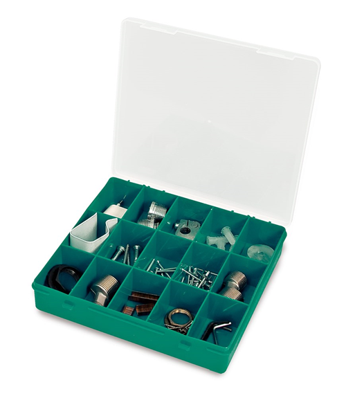 Assortimentsdoos Leeg Tayg - MODEL 33  215X207X42MM 15-VAKS Assortimentsdoos Leeg Tayg - MODEL 33  215X207X42MM 15-VAKS