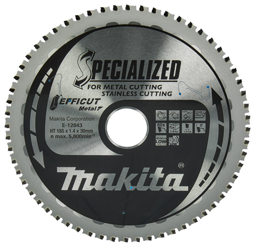 Cirkelzaagblad Hm Makita - 185X1.4X30MM 60T SMTCG Cirkelzaagblad Hm Makita - 185X1.4X30MM 60T SMTCG