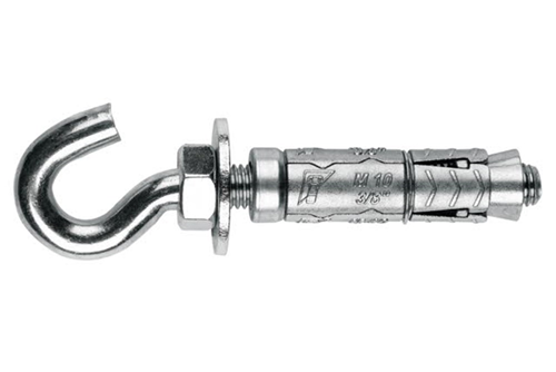 Keilhuls Met Haakbout Elvz - M 6X 45MM Keilhuls Met Haakbout Elvz - M 6X 45MM
