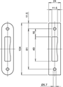 sluitplaat rvs lips-3 sluitplaat rvs lips-3