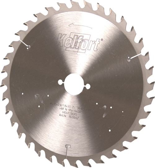 Cirkelzaagblad Hm Kelfort - 235X2.8X30MM 36WS Cirkelzaagblad Hm Kelfort - 235X2.8X30MM 36WS