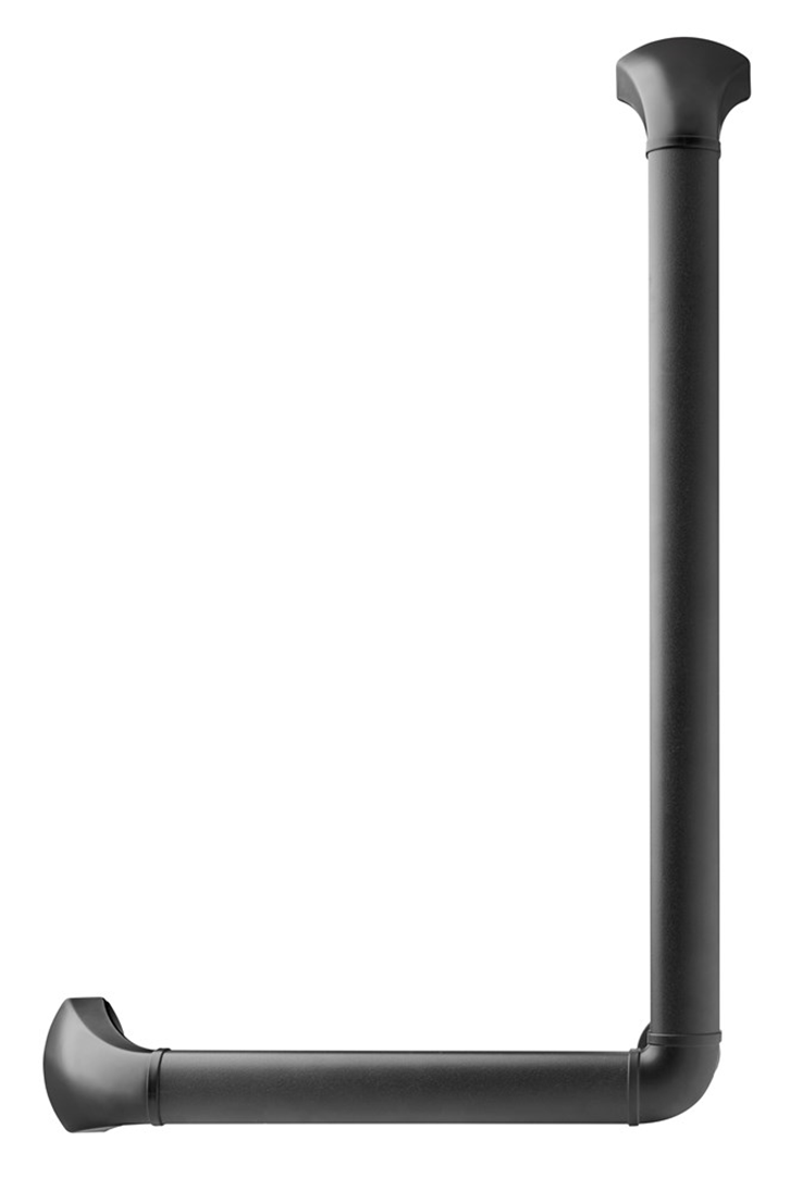 wandbeugel zwart/aluminium secucare wandbeugel zwart/aluminium secucare