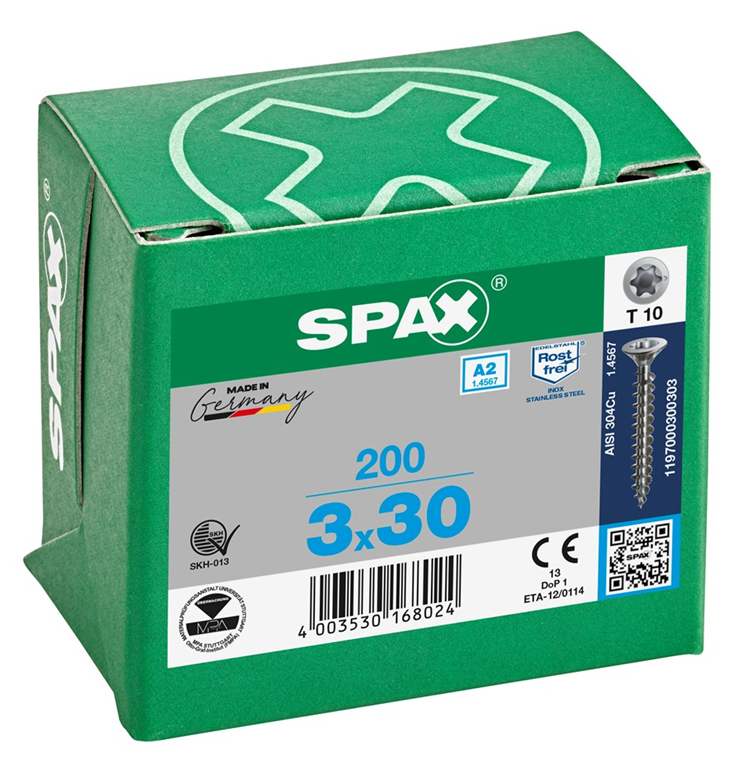 spaanplaatschroef rvs a2 spax spaanplaatschroef rvs a2 spax