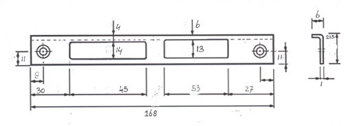 Sluitplaat Rvs Polynorm - 190721 D&N DIN RS Sluitplaat Rvs Polynorm - 190721 D&N DIN RS