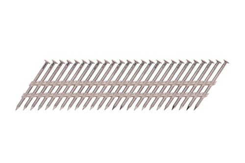 Stripspijker Schuin Ring Rvs Sympafix - W34-DH 2.8X55MM 34° BOLKOP ROND Stripspijker Schuin Ring Rvs Sympafix - W34-DH 2.8X55MM 34° BOLKOP ROND