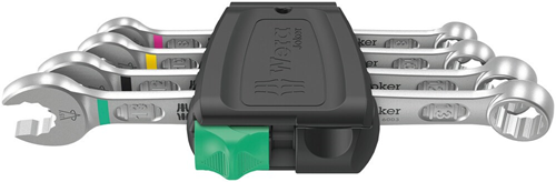 Ringsteeksleutelset Joker Wera - 4-DELIG 6003 SET-1 / HOEK 15° Ringsteeksleutelset Joker Wera - 4-DELIG 6003 SET-1 / HOEK 15°