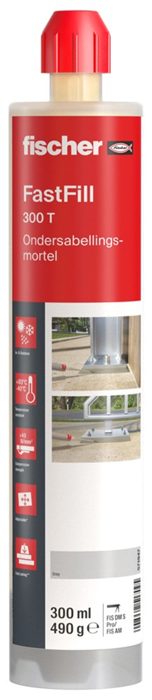 Ondersabelingsmortel Fischer - FASTFILL 300ML Ondersabelingsmortel Fischer - FASTFILL 300ML