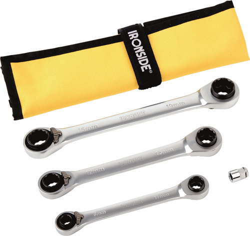 Ratelsleutelset Omschakelbaar Ironside - 3-DELIG 1/4'' Ratelsleutelset Omschakelbaar Ironside - 3-DELIG 1/4''