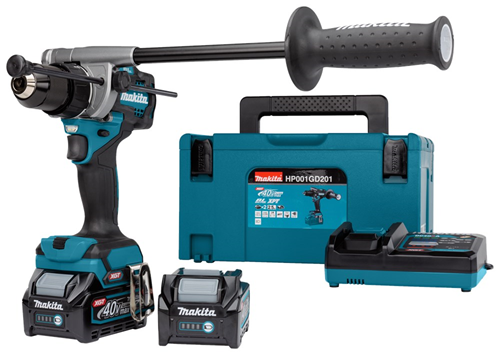Accu Klopboor-/ Schroefmachine Makita - HP001GD201 40.0V MAX Accu Klopboor-/ Schroefmachine Makita - HP001GD201 40.0V MAX