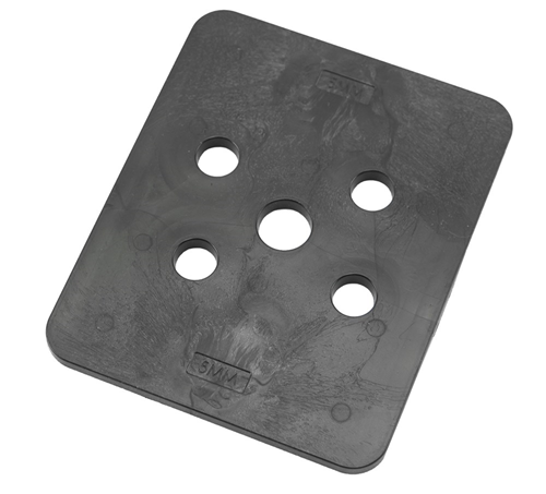 Hogedrukplaat Abs - 100X120X 5MM ZWART Hogedrukplaat Abs - 100X120X 5MM ZWART