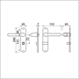 deurkrukgarnituur aluminium f1 ami-4 deurkrukgarnituur aluminium f1 ami-4