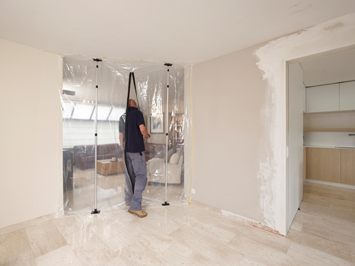 Stofwand Demonteerbaar Carat - DUSTPROTECT DPW 385X500CM HXB Stofwand Demonteerbaar Carat - DUSTPROTECT DPW 385X500CM HXB