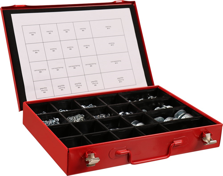 assortimentskoffer metaal rood kelfort assortimentskoffer metaal rood kelfort