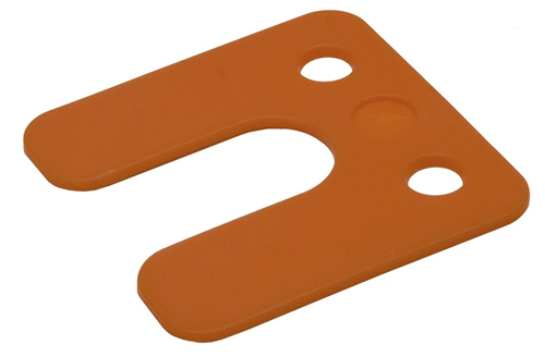 Stel/Drukplaat Kunststof - 70X70X 2MM ORANJE Stel/Drukplaat Kunststof - 70X70X 2MM ORANJE
